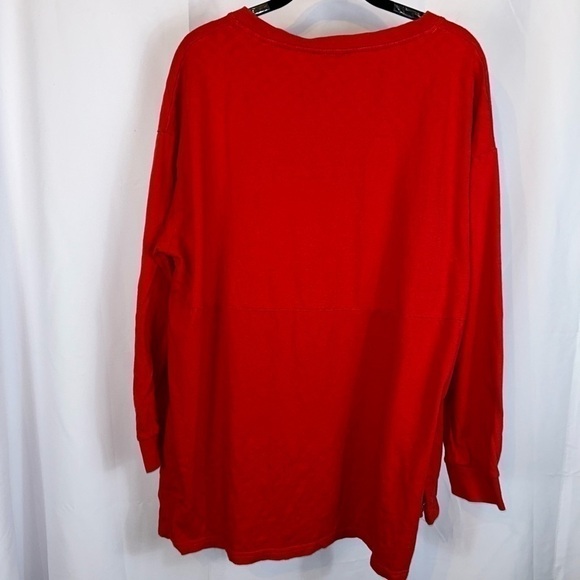 College Football Fan Tunic Top Pullover Long Sleeve Ohio State Buckeye OSU Shirt - Picture 9 of 10